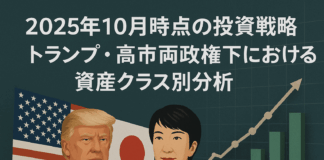 2025年10月時点の投資戦略:トランプ・高市両政権下における資産クラス別分析 トランプ・高市両政権下における資産クラス別分析