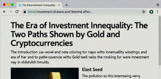 投資格差の時代:金と暗号資産が示す二つの道 ゴールドか暗号資産か