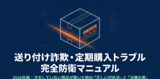 送り付け詐欺とは?注文していない商品の対処法・定期購入トラブル【2026年版】
