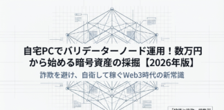 自宅PCでバリデーターノード運用!数万円から始める暗号資産の採掘【2026年版】