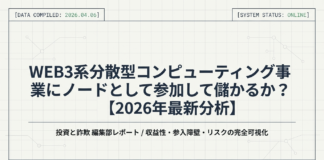 WEB3系分散型コンピューティング事業にノードとして参加して儲かるか